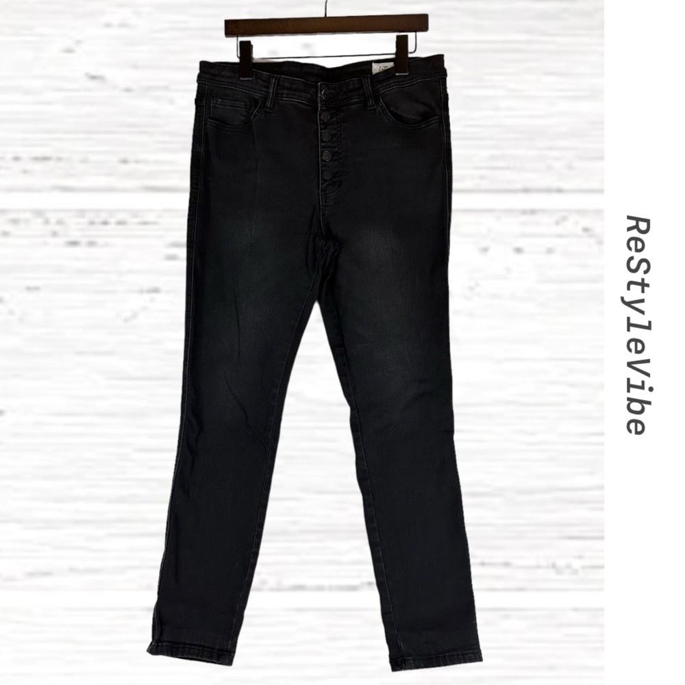 BRIDGE BY GLY Women’s Size 32 Denim Jeans Mid Rise Ankle Skinny Style Stretch